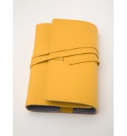Usnjeni ovitek za knjige Knjižni stol Litera L Yellow