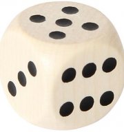Velika lesena kocka 2 cm