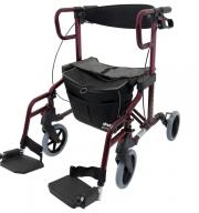 Hodulja na kolesih in transportni voziček 2 v 1 Drive Medical Diamond Deluxe