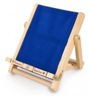 Stojalo za knjige, bralnike in tablične računalnike Deckchair Bookchair Large Blue